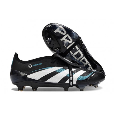 Scarpe da Calcio adidas Predator Elite FT FG Nero Bianco Blu