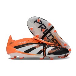 Scarpe da Calcio adidas Predator Elite FT FG Nero Bianco Arancio