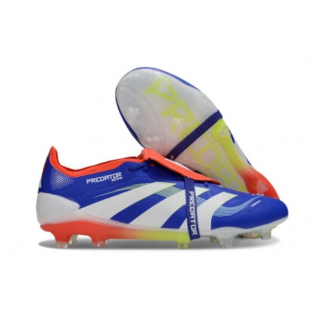 Scarpe da Calcio adidas Predator Elite FT FG Blu Bianco Rosso