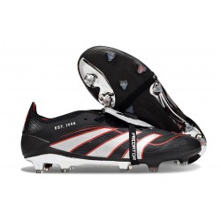 Scarpe da Calcio adidas Predator Elite FT FG Nero Bianco Rosso
