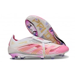 adidas Predator Elite Tongue FG Blanco Rosa