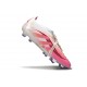 adidas Predator Elite Tongue FG Blanco Rosa