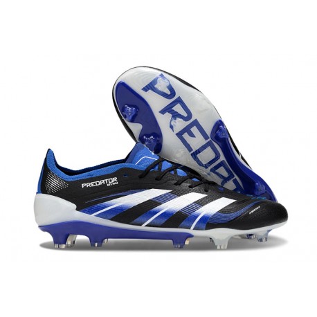 adidas Predator 2025 Elite FG Nero Blu Bianco