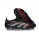 adidas Predator 2025 Elite FG Nero Grigio Rosso Lucido