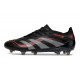 adidas Predator 2025 Elite FG Nero Grigio Rosso Lucido
