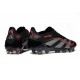 adidas Predator 2025 Elite FG Nero Grigio Rosso Lucido