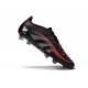 adidas Predator 2025 Elite FG Nero Grigio Rosso Lucido
