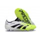 adidas Predator 2025 Elite FG Bianco Nero Limone Lucido