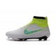 Scarpe da Calcio Nuovo Nike Magista Obra FG Bianco Verde