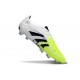 adidas Predator 2025 Elite FG Bianco Nero Limone Lucido