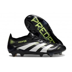 adidas Predator 2025 Elite FG Nero Bianco Limone Lucido