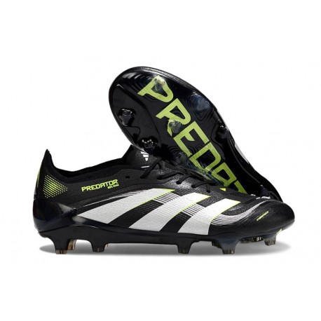 adidas Predator 2025 Elite FG Nero Bianco Limone Lucido