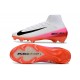 Nike Air Zoom Mercurial Superfly 10 Elite FG Bianco Nero Rosso