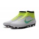 Scarpe da Calcio Nuovo Nike Magista Obra FG Bianco Verde