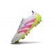 adidas Predator 2025 Elite FG Bianco Rosa Lucido Limone Lucido