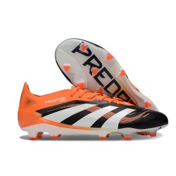 adidas Predator 2025 Elite FG Nero Bianco Arancione