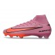 Nike Air Zoom Mercurial Superfly 10 Elite FG Rosa Arancio