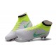 Scarpe da Calcio Nuovo Nike Magista Obra FG Bianco Verde