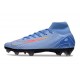Nike Air Zoom Mercurial Superfly 10 Elite FG Blu Rosso