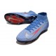 Nike Air Zoom Mercurial Superfly 10 Elite FG Blu Rosso