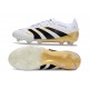 adidas Predator 2025 Elite FG Ftwr Bianco Nero Oro Met