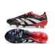 adidas Predator 2025 Elite FG Nero Bianco Rosso
