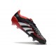 adidas Predator 2025 Elite FG Nero Bianco Rosso