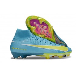 Nike Air Zoom Mercurial Superfly 10 Elite FG Blu Giallo