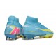 Nike Air Zoom Mercurial Superfly 10 Elite FG Blu Giallo