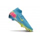 Nike Air Zoom Mercurial Superfly 10 Elite FG Blu Giallo