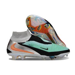 Scarpe Nike Phantom 6 Elite High Cut FG Turchese Hyper Chrome Nero Cremisi Total