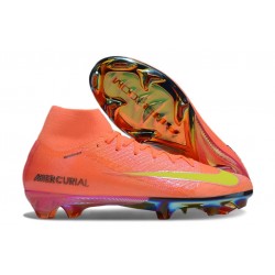 Nike Mercurial Superfly 5 CR7 FG Nuovo Scarpe Calcio Rosso Oro