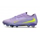 Nike Phantom 6 Elite Low Cut FG Viola Giallo