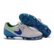 Nike Tiempo Legend VI FG Nuovo 2016 Scarpe da Calcio Bianco Blu