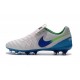 Nike Tiempo Legend VI FG Nuovo 2016 Scarpe da Calcio Bianco Blu