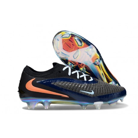 Nike Phantom 6 Elite Low Cut FG Nero Arancio