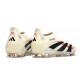 adidas Predator 25 Elite Senza Lacci FG Bianco Off Nero Core Rubino Puro