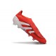 adidas Predator 25 Elite Senza Lacci FG Rosso Lucido Bianco Nero