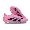 adidas Predator 25 Elite Senza Lacci FG Rosa Nero