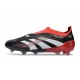 adidas Predator 25 Elite Senza Lacci FG X MOMENTS Nero Bianco Rosso Vivido
