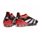 adidas Predator 25 Elite Senza Lacci FG X MOMENTS Nero Bianco Rosso Vivido