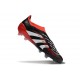 adidas Predator 25 Elite Senza Lacci FG X MOMENTS Nero Bianco Rosso Vivido