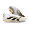 adidas Predator 25 Elite Senza Lacci FG Ftwr Bianco Nero Oro Met