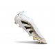 adidas Predator 25 Elite Senza Lacci FG Ftwr Bianco Nero Oro Met