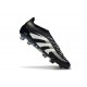 adidas Predator 25 Elite Senza Lacci FG Nero Bianco