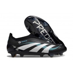 adidas Predator 25 Elite Senza Lacci FG Nero Bianco Blu