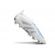 adidas Predator 25 Elite Senza Lacci FG Bianco Grigio Blu