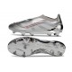 adidas Predator 25 Elite Senza Lacci FG Argento Grigio