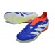adidas Predator 25 Elite Senza Lacci FG Blu Lucido Ftwr Bianco Rosso Solare