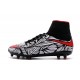 Nike 2016 Scarpe da Calcio Hypervenom Phantom II FG Neymar Nero Bianco Rosso